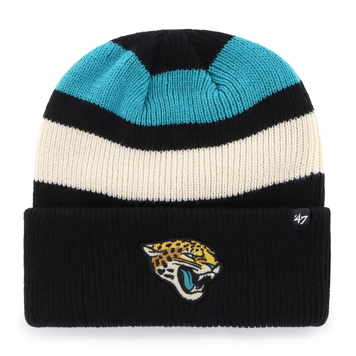 Jaguars 2024 '47 Brand Clubhouse Jennings Cuffknit