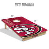 49ers 2’ x 3’ Cornhole Game