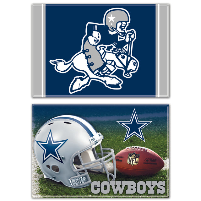 Cowboys 2-Pack Rectangle Magnets