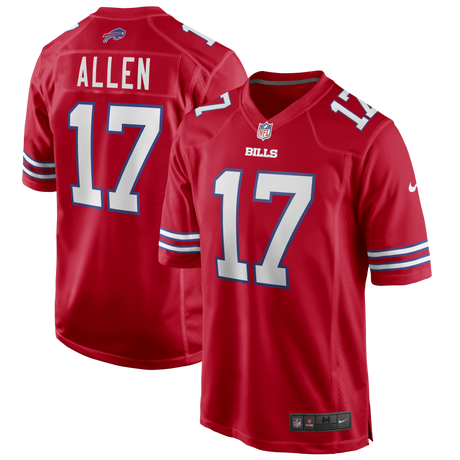 Bills Josh Allen Adult Nike NFL Jersey-Red
