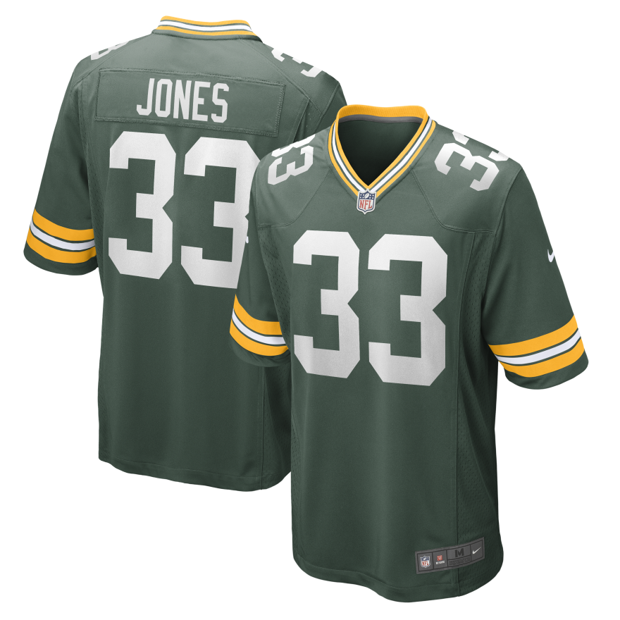 Packers Aaron Jones Adult Nike NFL Game Jersey
