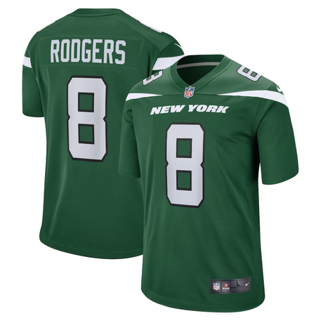 Jets Aaron Rodgers Adult Nike Game Jersey