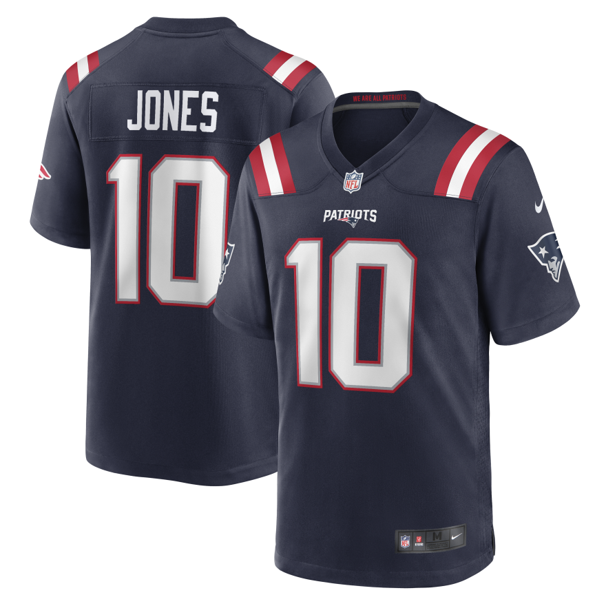 Patriots Mac Jones Adult Nike Game Jersey