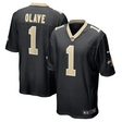 Saints Chris Olave Men's Black Nike Game Jersey