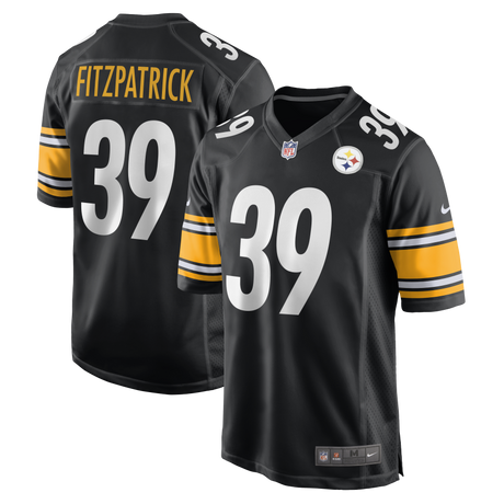 Steelers Minkah Fitzpatrick Men's Black Nike Game Jersey