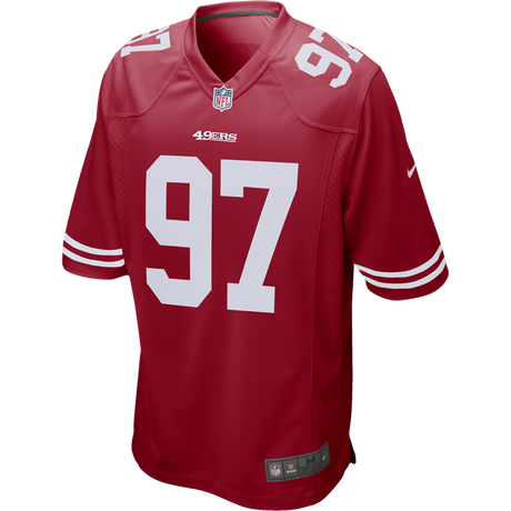 49ers Nick Bosa Men's Red Nike Game Jersey