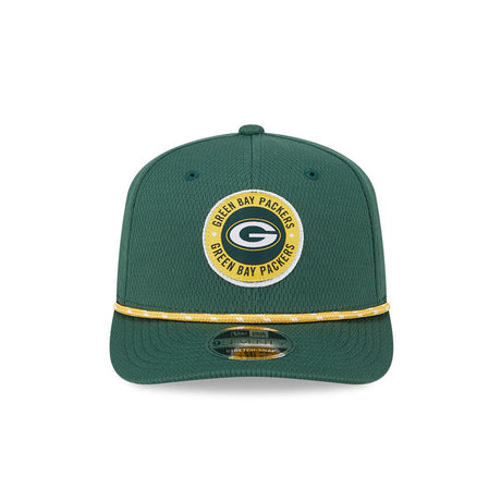 Packers Men's New Era 2024 9SEVENTY Stretch Snap Sideline Hat