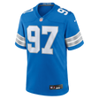 Lions Aidan Hutchinson Men's Blue Nike Game Jersey