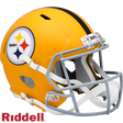 Steelers 2025 On-Field Alternate Speed Replica Helmet