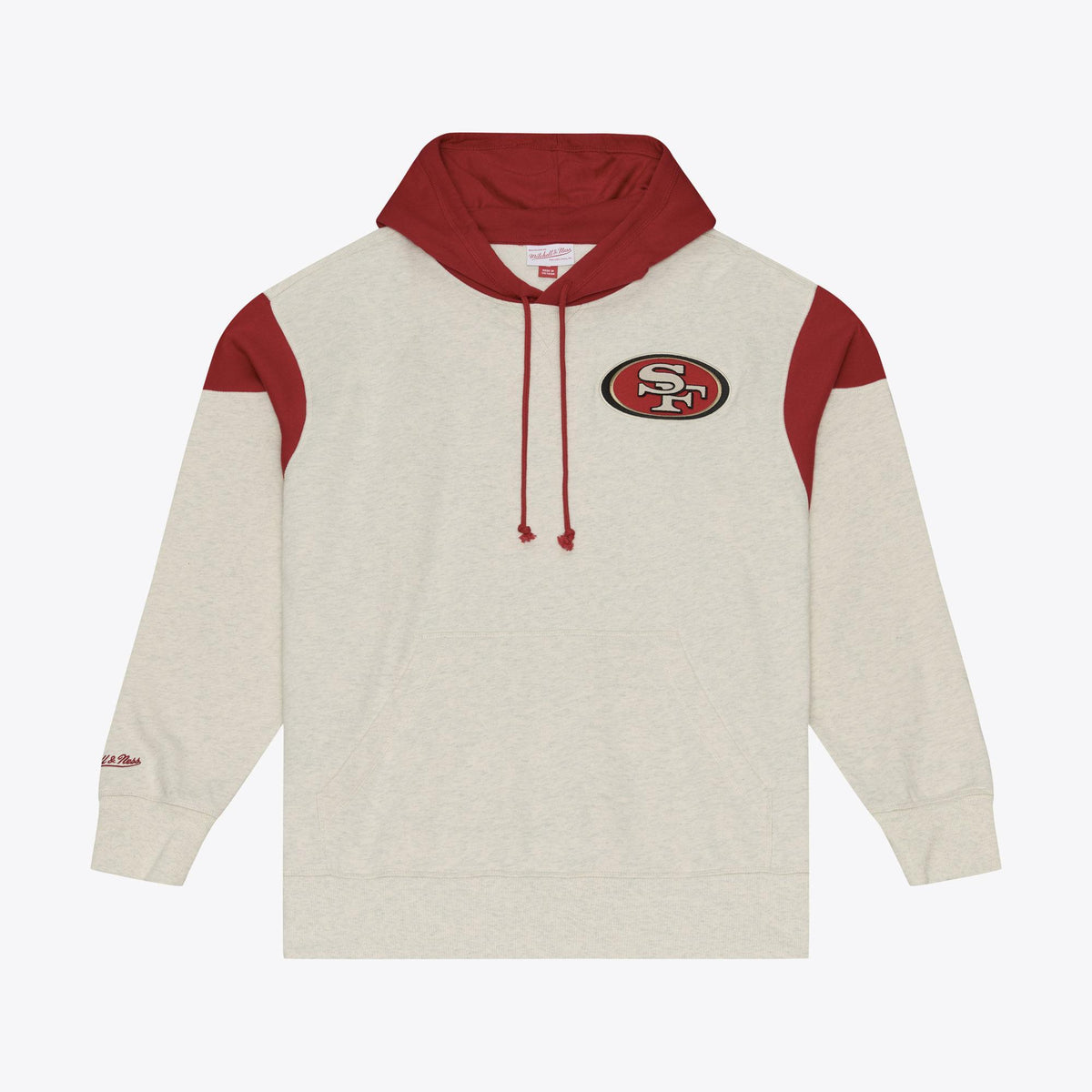 49ers 2026 Mitchell & Ness Men's Retro Roots French Terry Hoodie