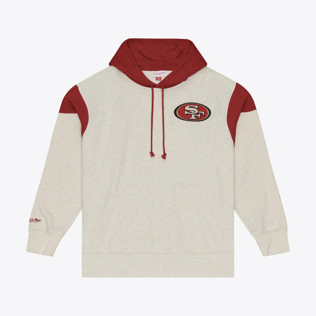 49ers 2026 Mitchell & Ness Men's Retro Roots French Terry Hoodie