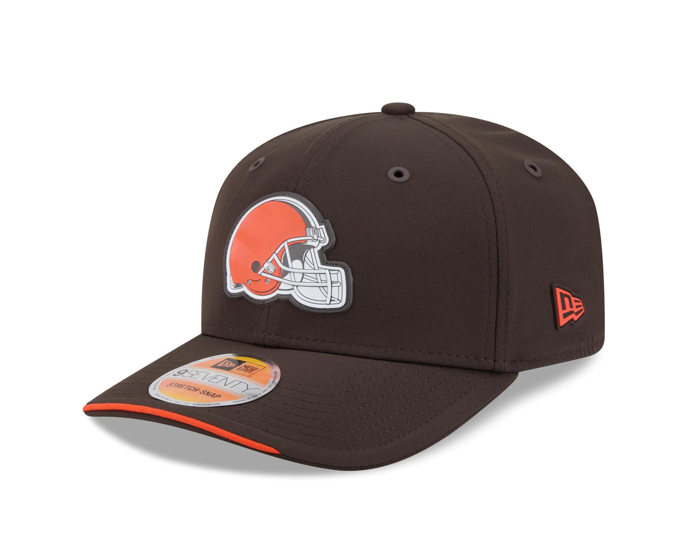 Browns 2026 New Era Men's 9SEVENTY Stretch Snap Sideline Hat