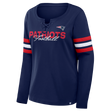Patriots 2026 Fanatics Women's Lace Up Long Sleeve Top