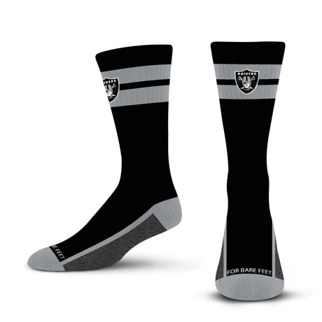 Raiders Men's Double Tube Stripe Socks