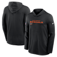 Bengals 2025 Nike Men's Dri-Fit Lightweight Long Sleeve Hoodie Top