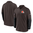 Browns 2025 Nike Men's Mid Weight Half Zip