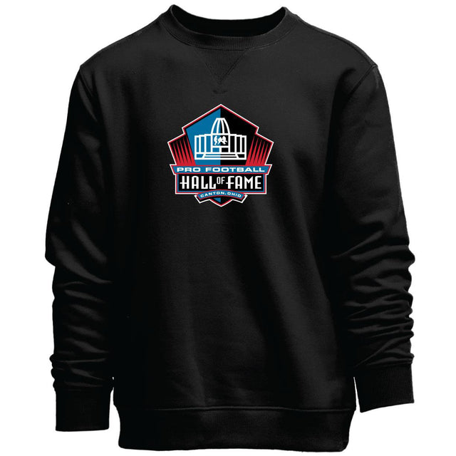 Hall of Fame 2025 Camp David Men's Black Logo Crewneck