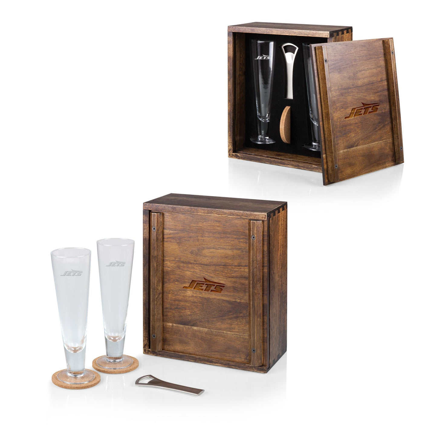 Jets Pilsner Beer Gift Set For 2 by Picnic Time