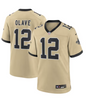 Saints Chris Olave Men's Alternate Gold Nike Game Jersey