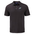 Eagles Cutter and Buck Men's Black Coastline Epic Comfort Eco Polo