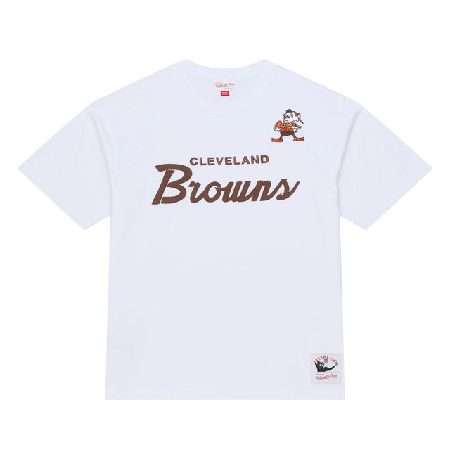 Browns 2026 Mitchell & Ness Men's Head Coach T-Shirt Pro Football Hall of Fame