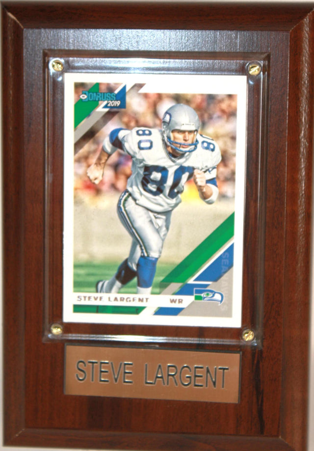 Steve Largent 4x6 Plaque