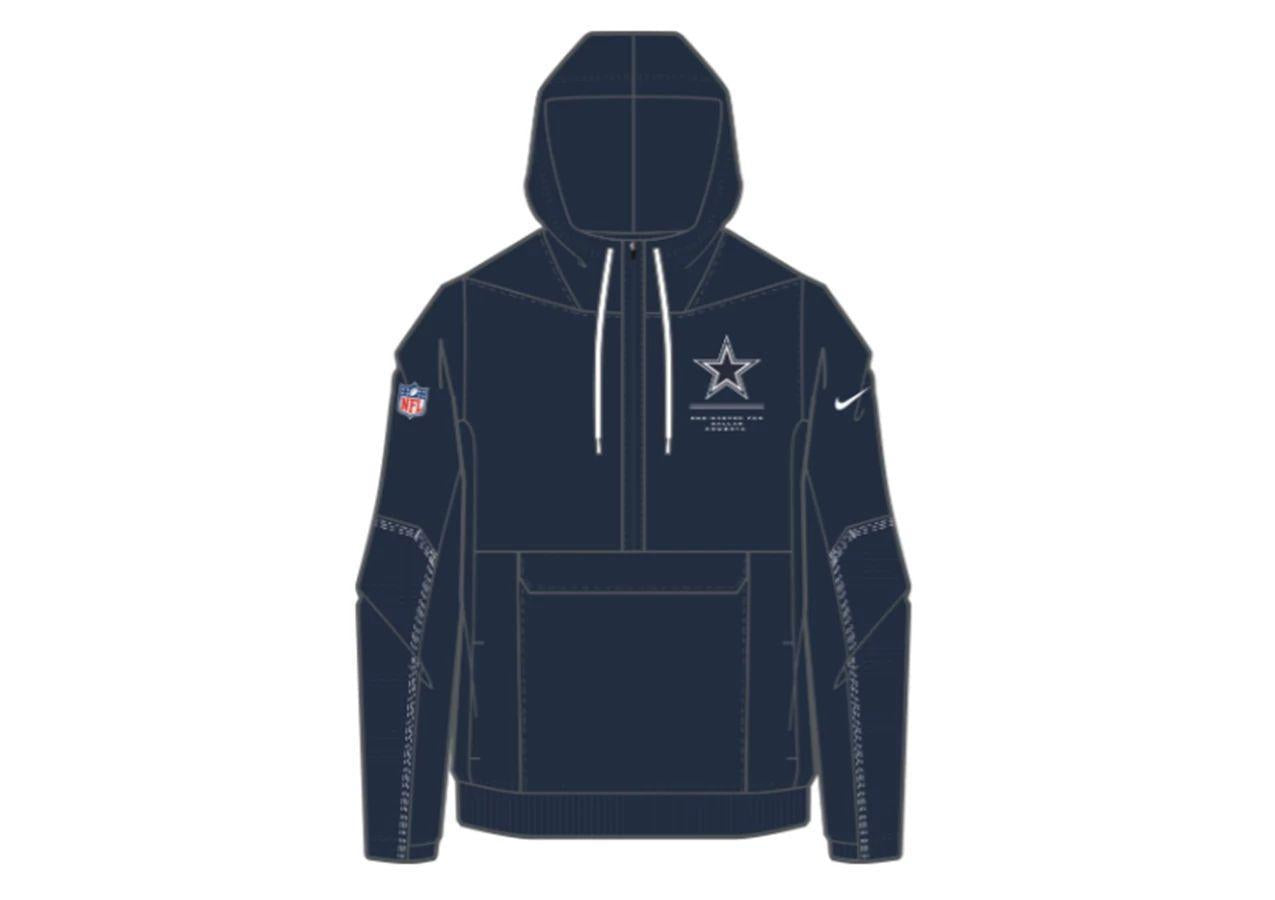 Cowboys 2026 Nike Men's Anorak Long Sleeve Jacket