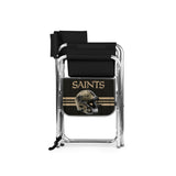 Saints Black Sports Chair