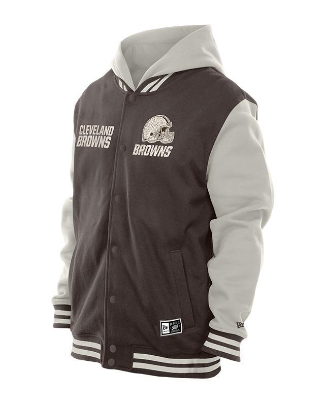 Browns 2026 New Era Men's Snap Front Jacket Pro Football Hall of Fame