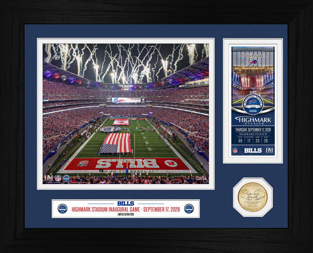 Bills Highmark Stadium Inaugural Home Game Bronze Coin Photo Mint Pro Football Hall of Fame