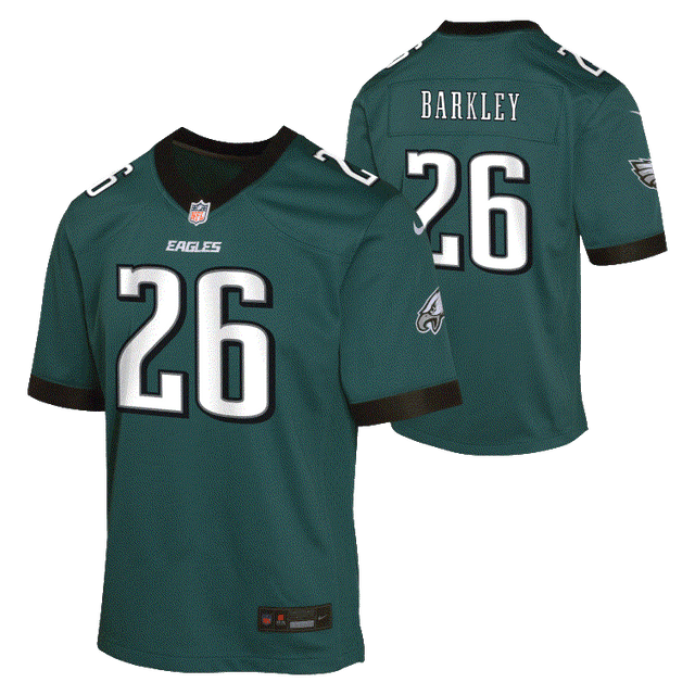 Eagles Saquon Barkley Youth Nike Game Jersey