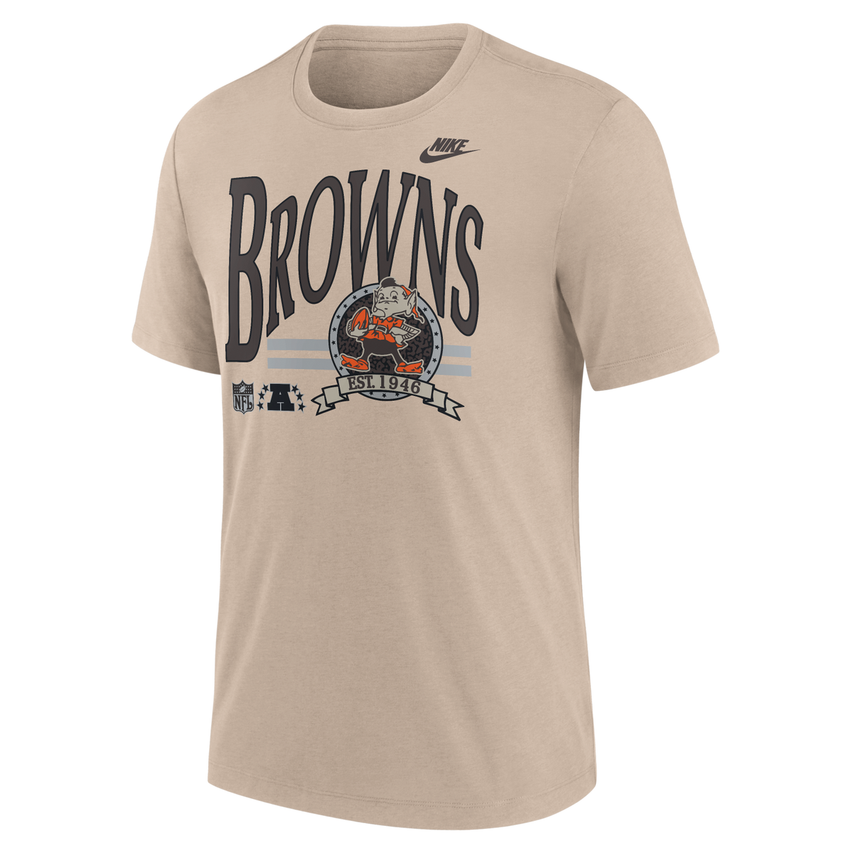 Browns 2026 Nike Men's Tri-Blend T-Shirt Pro Football Hall of Fame