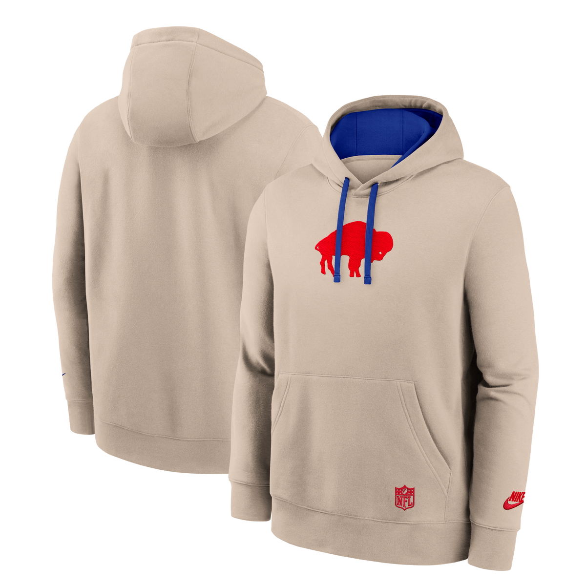 Bills 2026 Nike Men's Rewind Club Hoodie Pro Football Hall of Fame