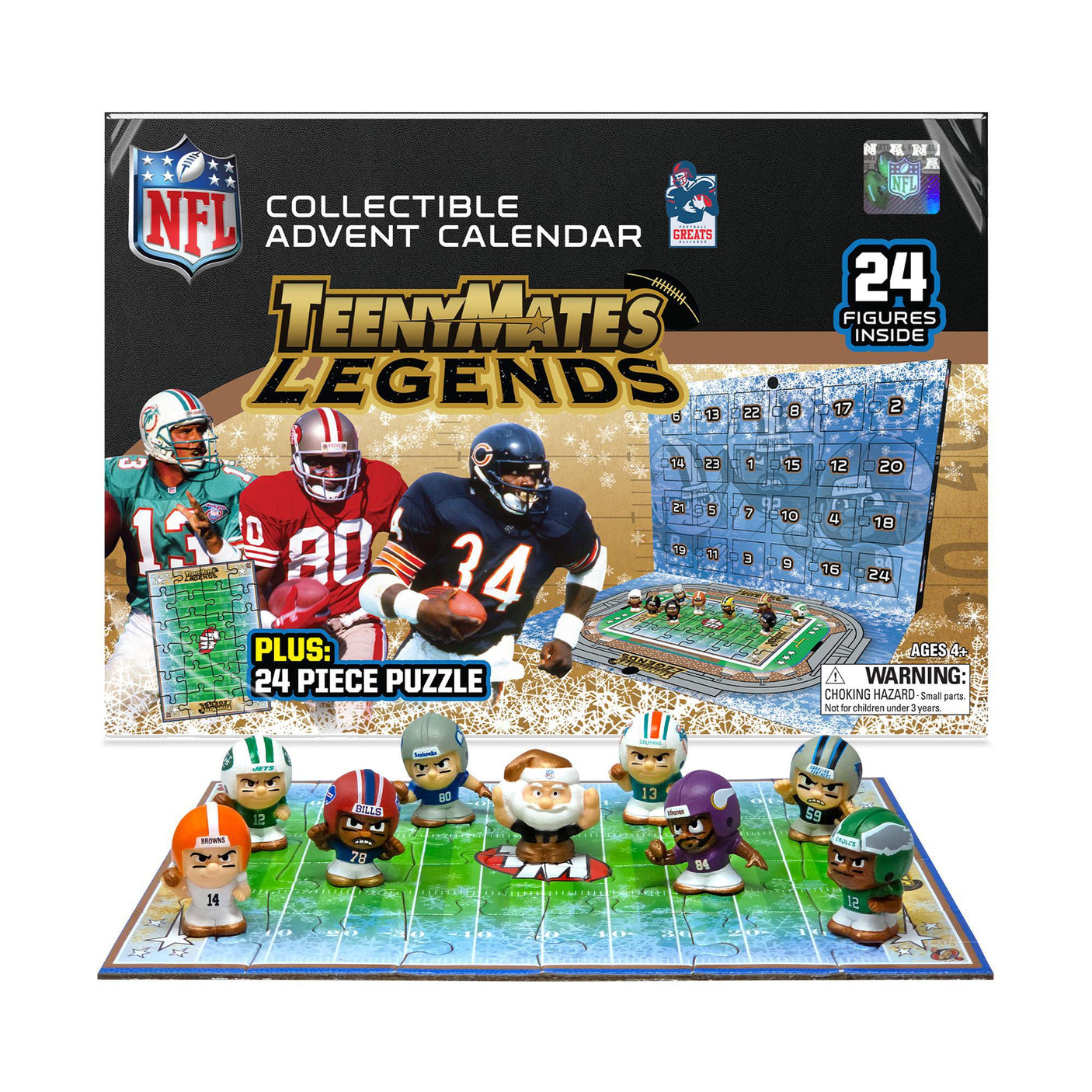 NFL 2025 TeenyMates Legends Advent Calendar