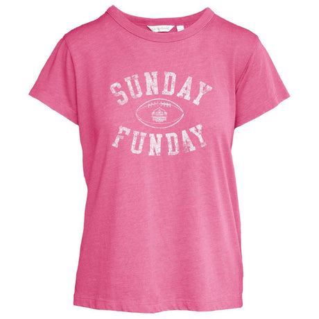 Hall of Fame Women's Camp David Pink Darby Sunday Funday T-Shirt