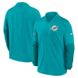 Dolphins 2025 Nike Men's Mid Weight Half Zip