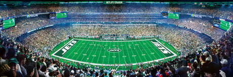 Jets 1000pc Panoramic Puzzle Pro Football Hall of Fame