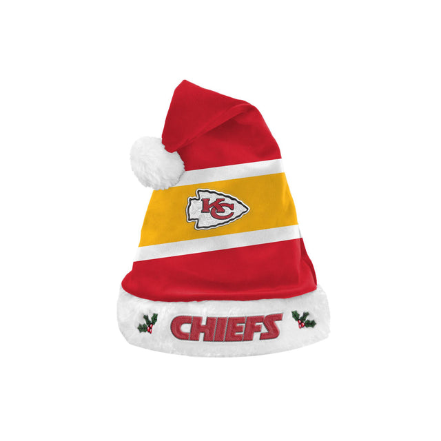 Chiefs Embroidered Colorblock Santa Hat