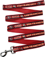 49ers Pets First Satin Dog Leash Pro Football Hall of Fame
