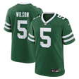 Jets Garrett Wilson Men's Green Nike Game Jersey