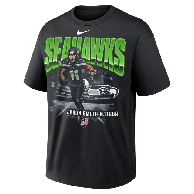 Seahawks Jaxon Smith-Njigba 2026 Nike Men's Loose Fit Heavyweight T-Shirt