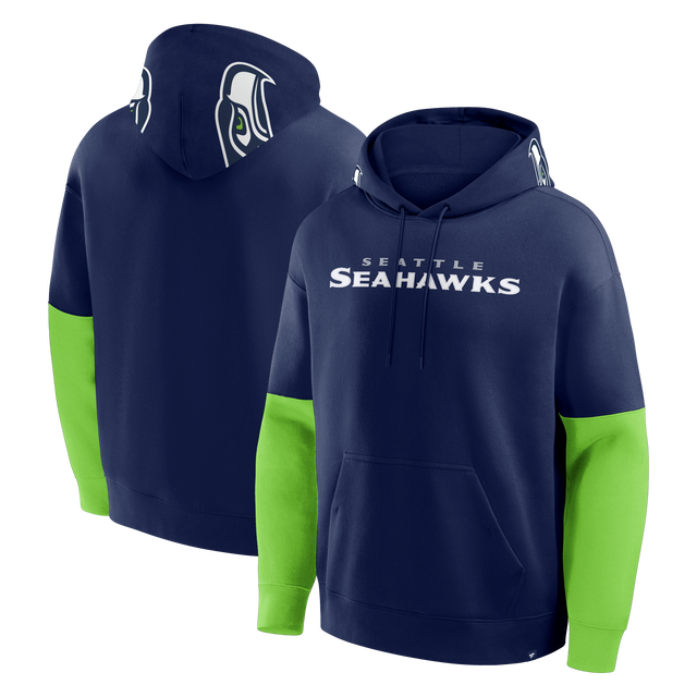 Seahawks 2025 Men's Fanatics Helmet Fleece Sweatshirt