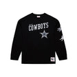 Cowboys 2025 Mitchell & Ness Vintage Logo Training Camp Long Sleeve T-Shirt