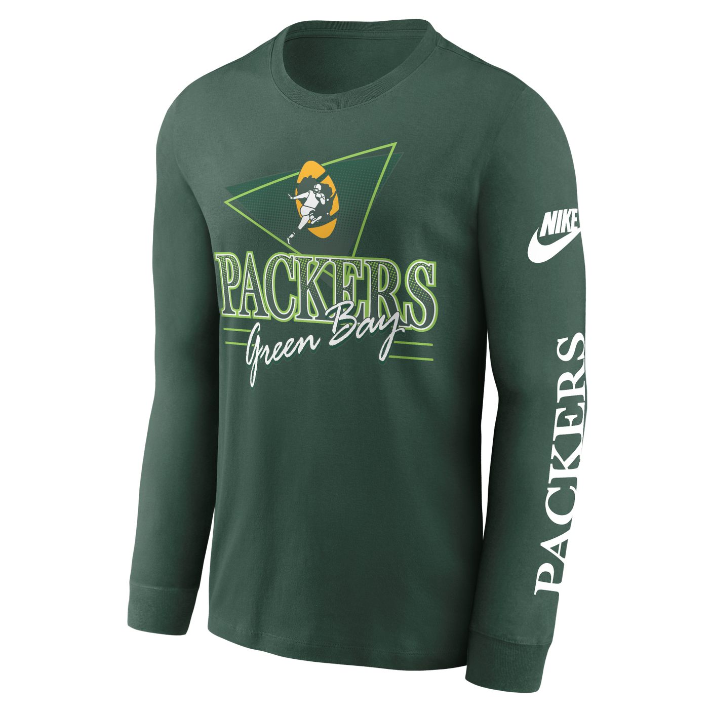 Packers 2025 Nike Men's Rewind Long Sleeve T-Shirt