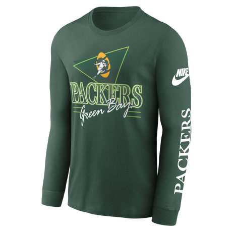 Packers 2025 Nike Men's Rewind Long Sleeve T-Shirt