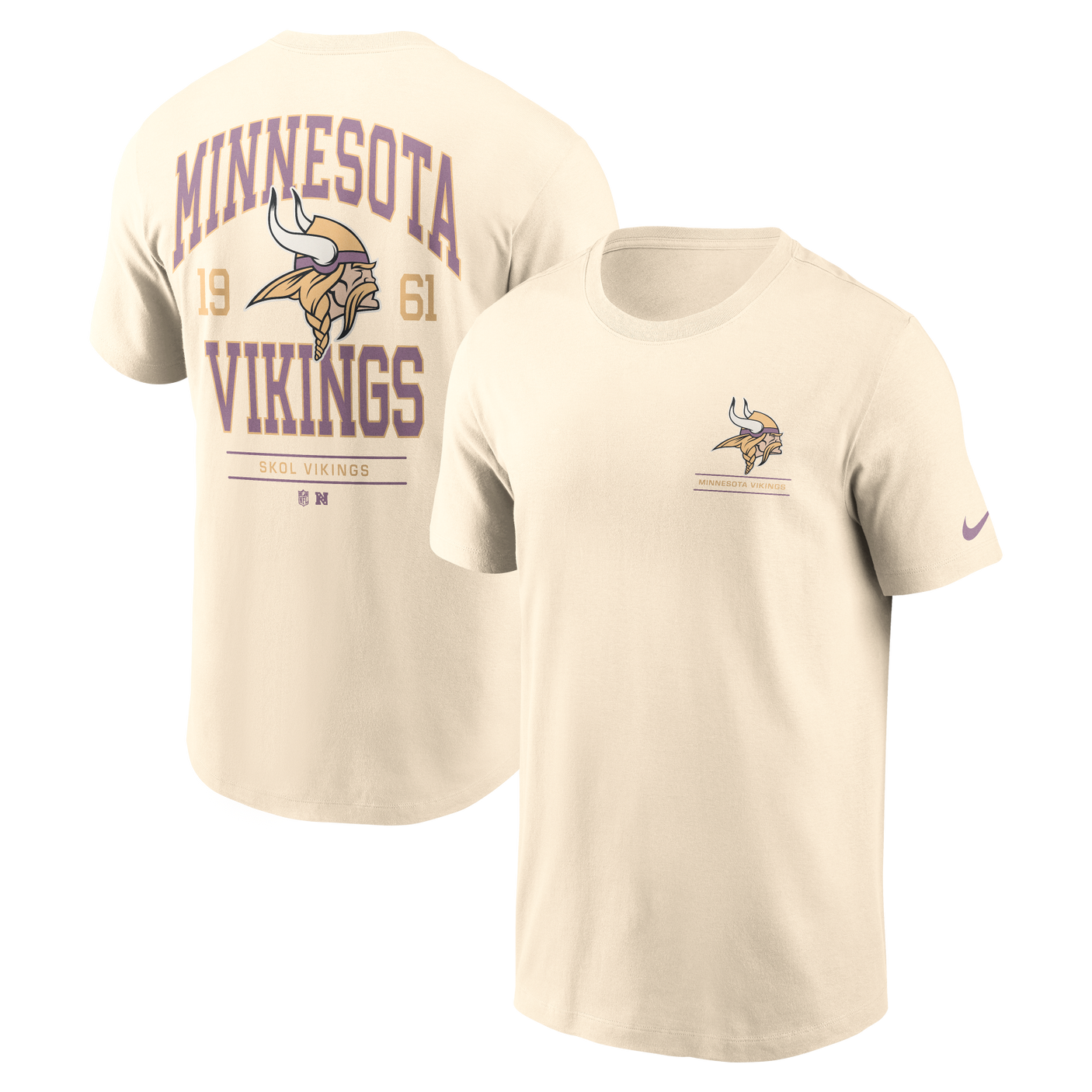 Vikings 2026 Nike Men's Essential Cotton T-Shirt