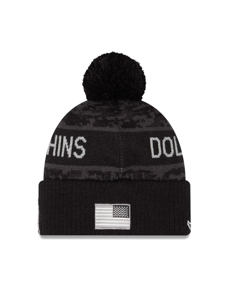 Dolphins 2026 New Era Men's Salute to Service Knit Pro Football Hall of Fame