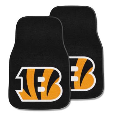 Bengals 2-Piece Carpet Car Mat Set