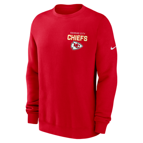 Chiefs 2025 Men's Nike Fleece Club Crewneck