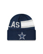 Cowboys Men's New Era 2024 Sideline Tech Knit Hat